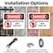 Signmission Construction Area Keep Out Danger Sign, Plastic, 10in W x 7in L, 2PK OS-2PACK-DS-P-710-L-1096 - alternate 4
